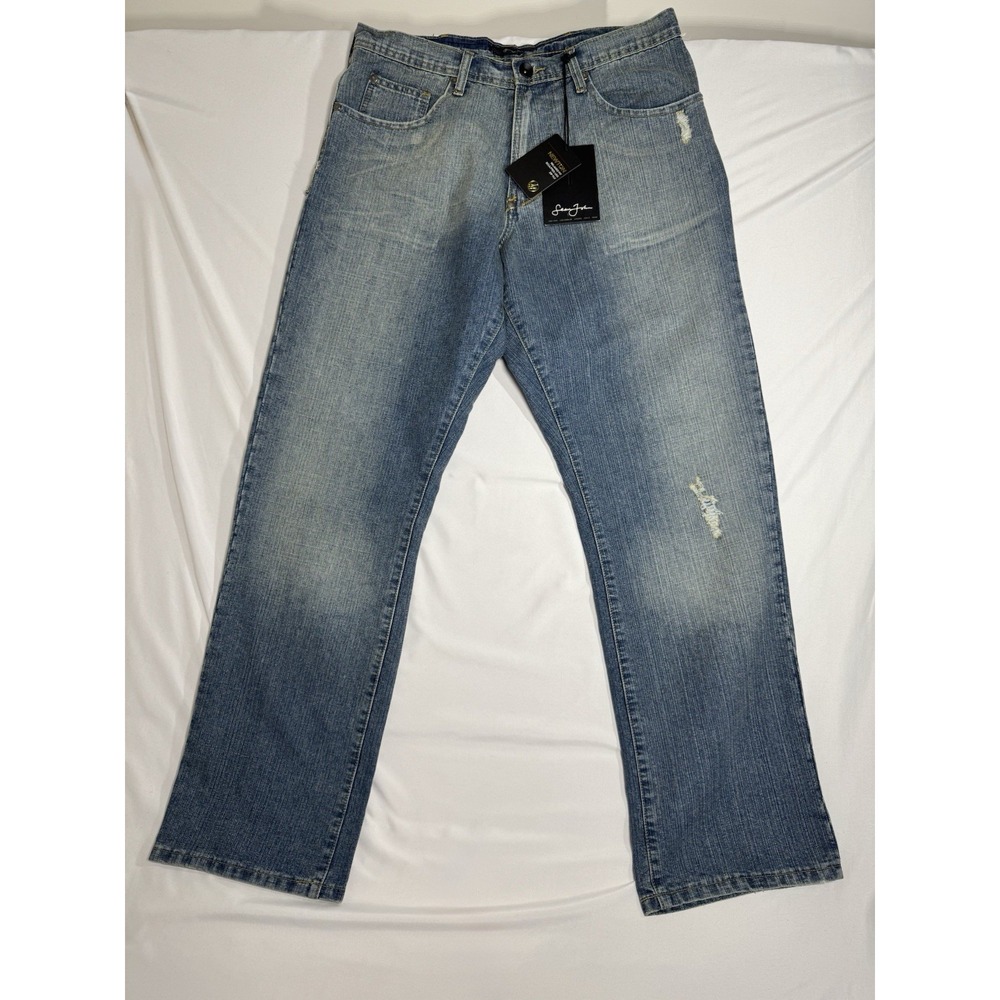 NWT Sean John Newton Relaxed Fit‎ Sculpted Leg Zip Fly Size 32x32